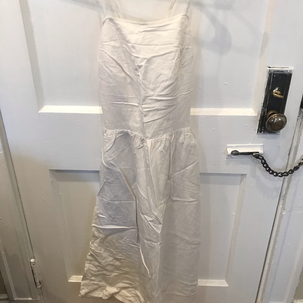 White Abercrombie Maxi Dress